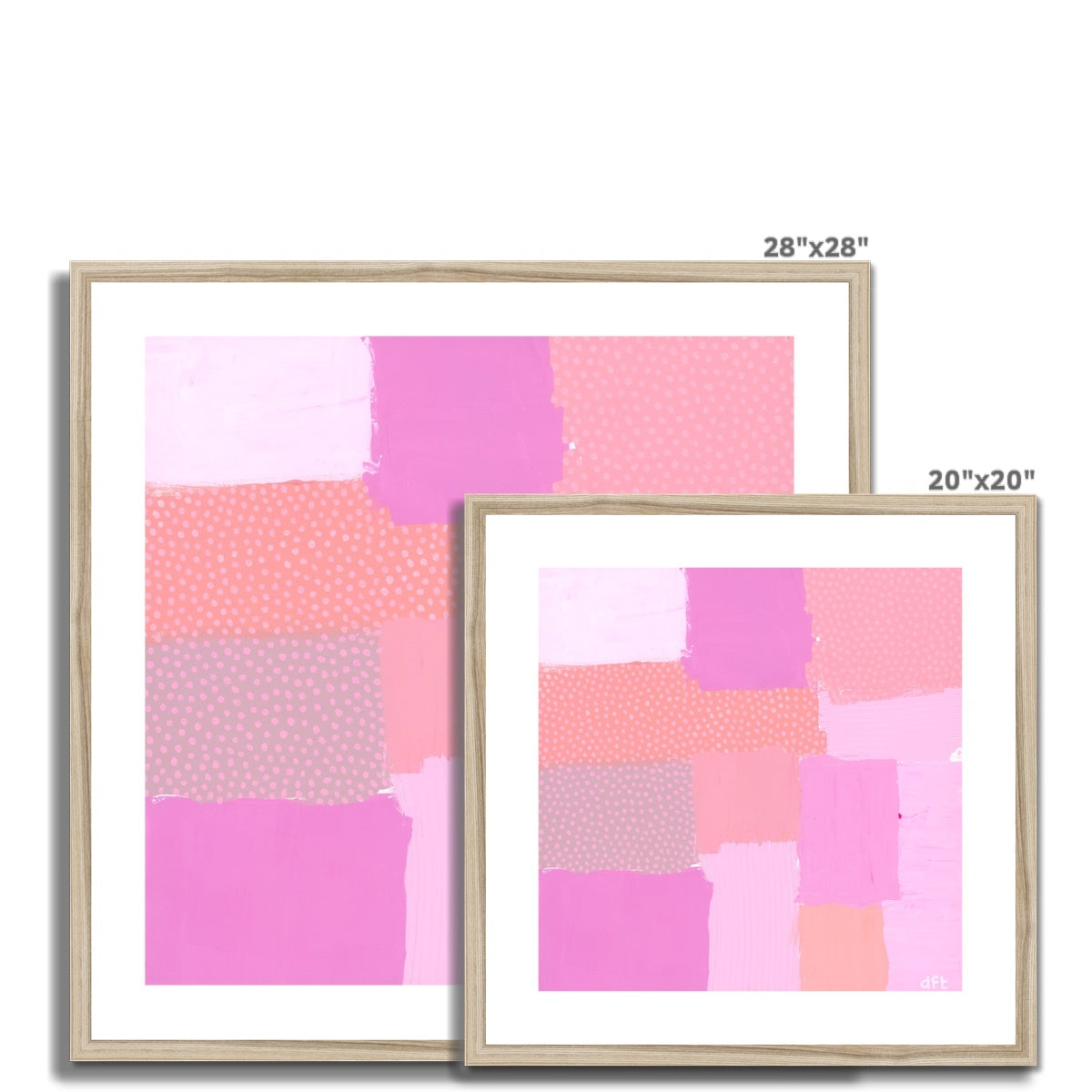 You make me blush - framed and mounted fine art print