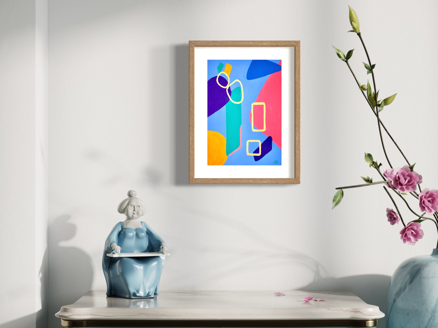 Head in the clouds -framed and mounted fine art print