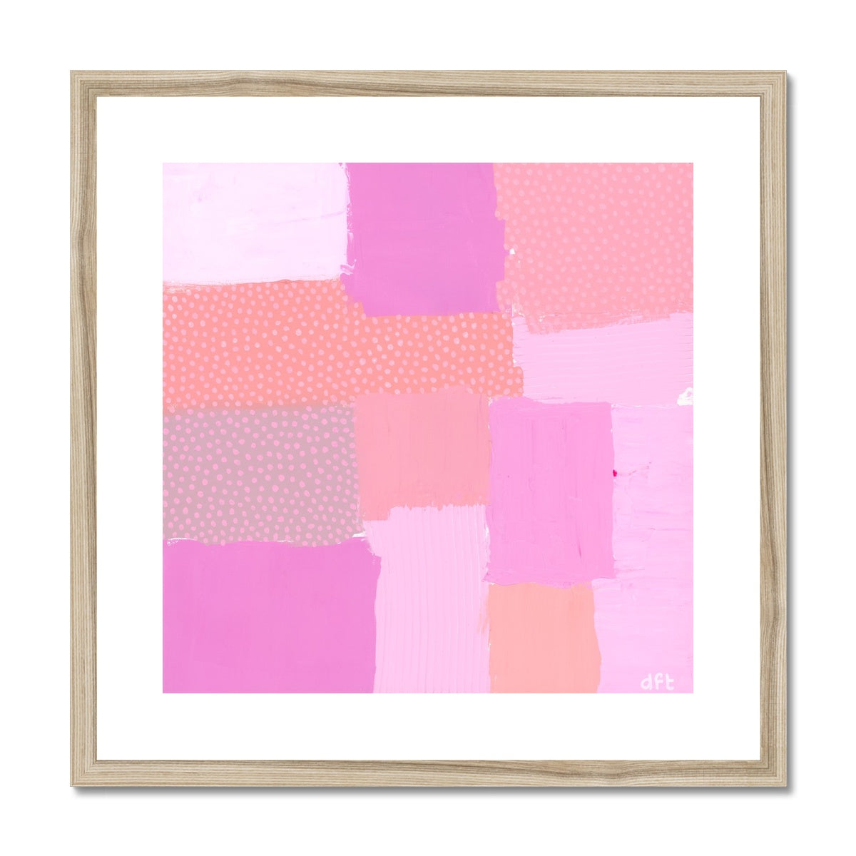 You make me blush - framed and mounted fine art print